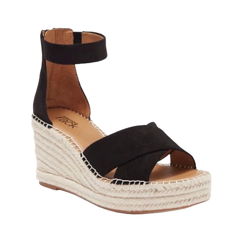 Nordstrom Rack Sandals Womens Caroline Platform Wedges Size 7.5